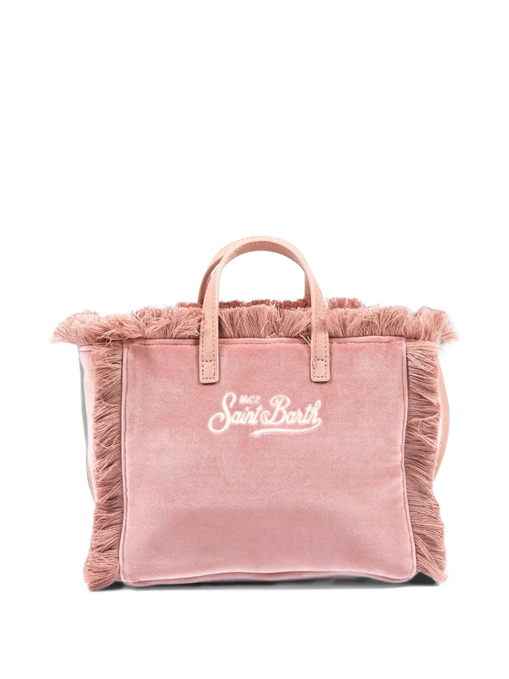 MC2 Saint Barth Kids Shopper met franje Roze
