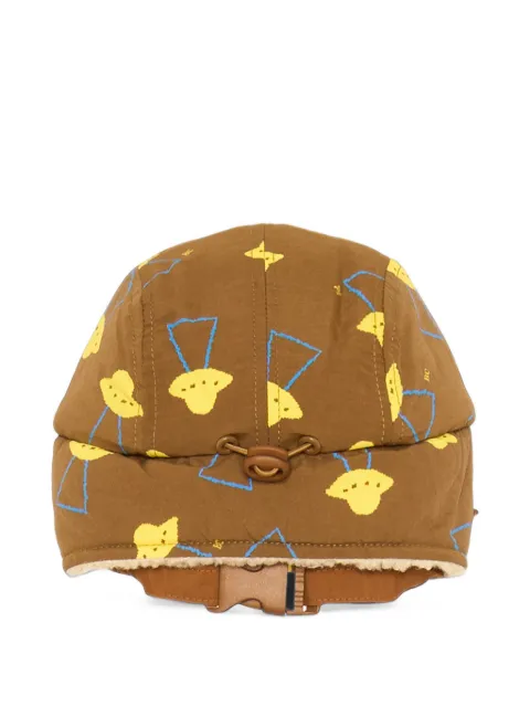 Bobo Choses ufo-print ear-flap hat