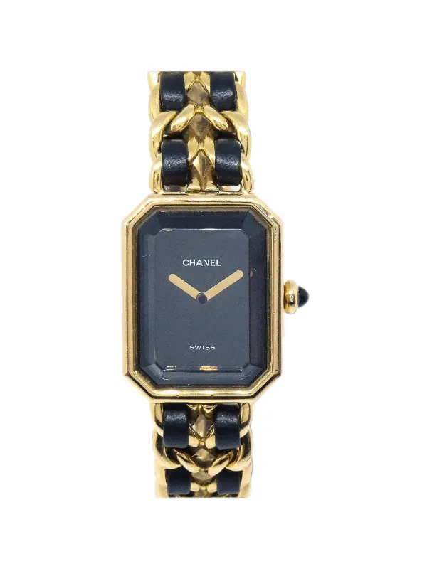 Chanel Pre-owned Première 20mm Watch in Black