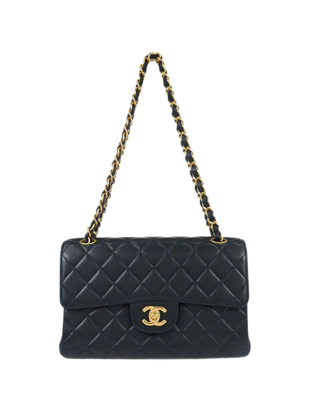 CHANEL Pre-Owned 1996-1997 Classic Flap Double Sided turn-lock shoulder bag - Blu
