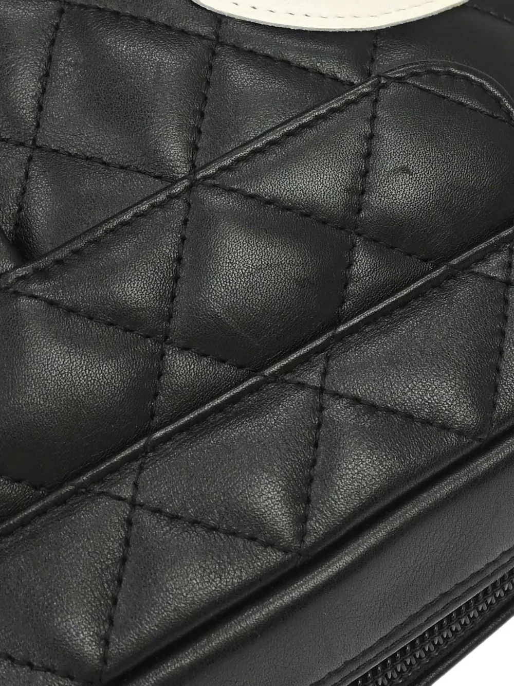 CHANEL Pre-Owned 2005-2006 Cambon Line schoudertas Zwart