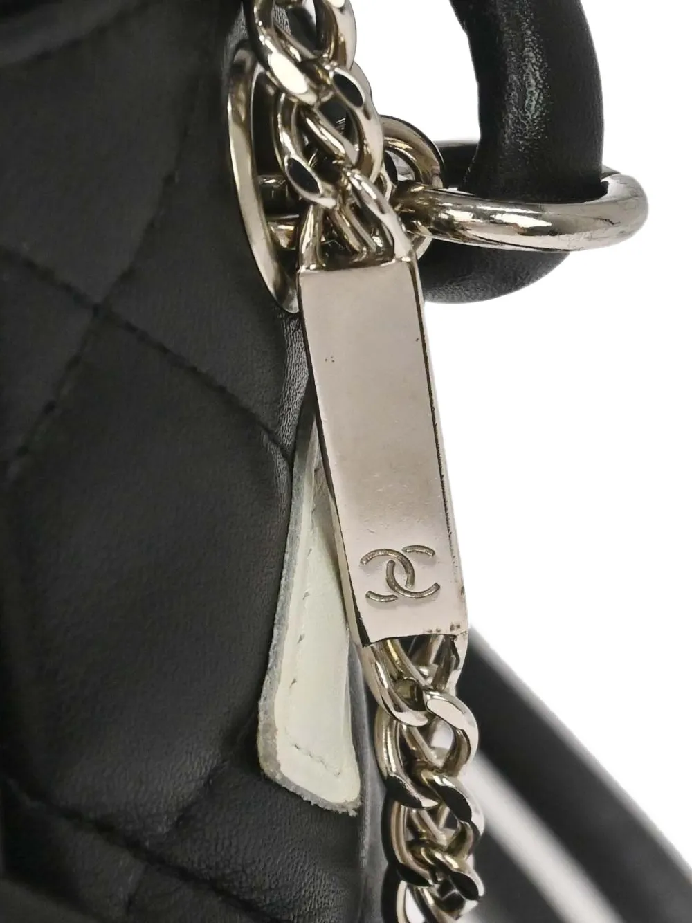 CHANEL Pre-Owned 2005-2006 Cambon Line schoudertas Zwart