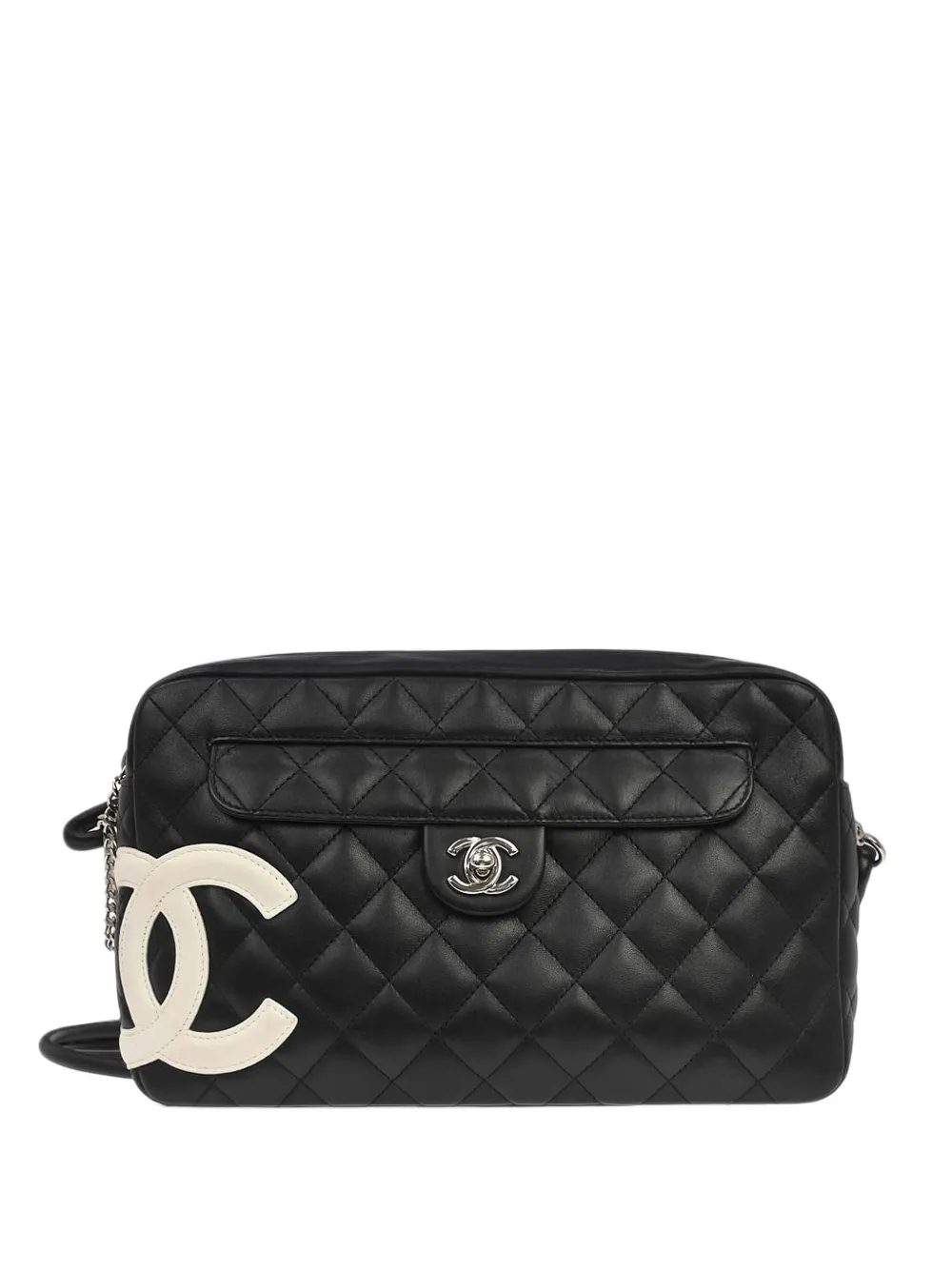 CHANEL Pre-Owned 2005-2006 Cambon Ligne shoulder bag - Black