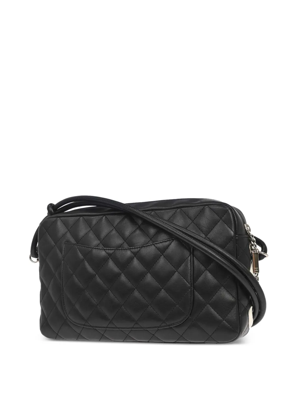 CHANEL Pre-Owned 2005-2006 Cambon Line schoudertas Zwart