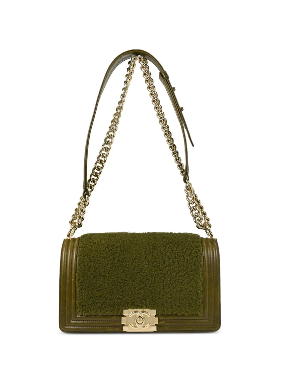 CHANEL Pre-Owned medium Boy shoulder bag - Grün