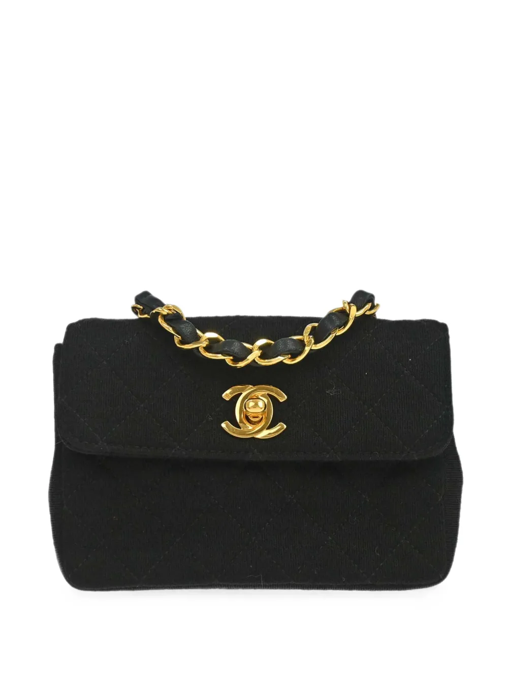CHANEL Pre-Owned 1989-1991 CC turn-lock shoulder bag - Nero