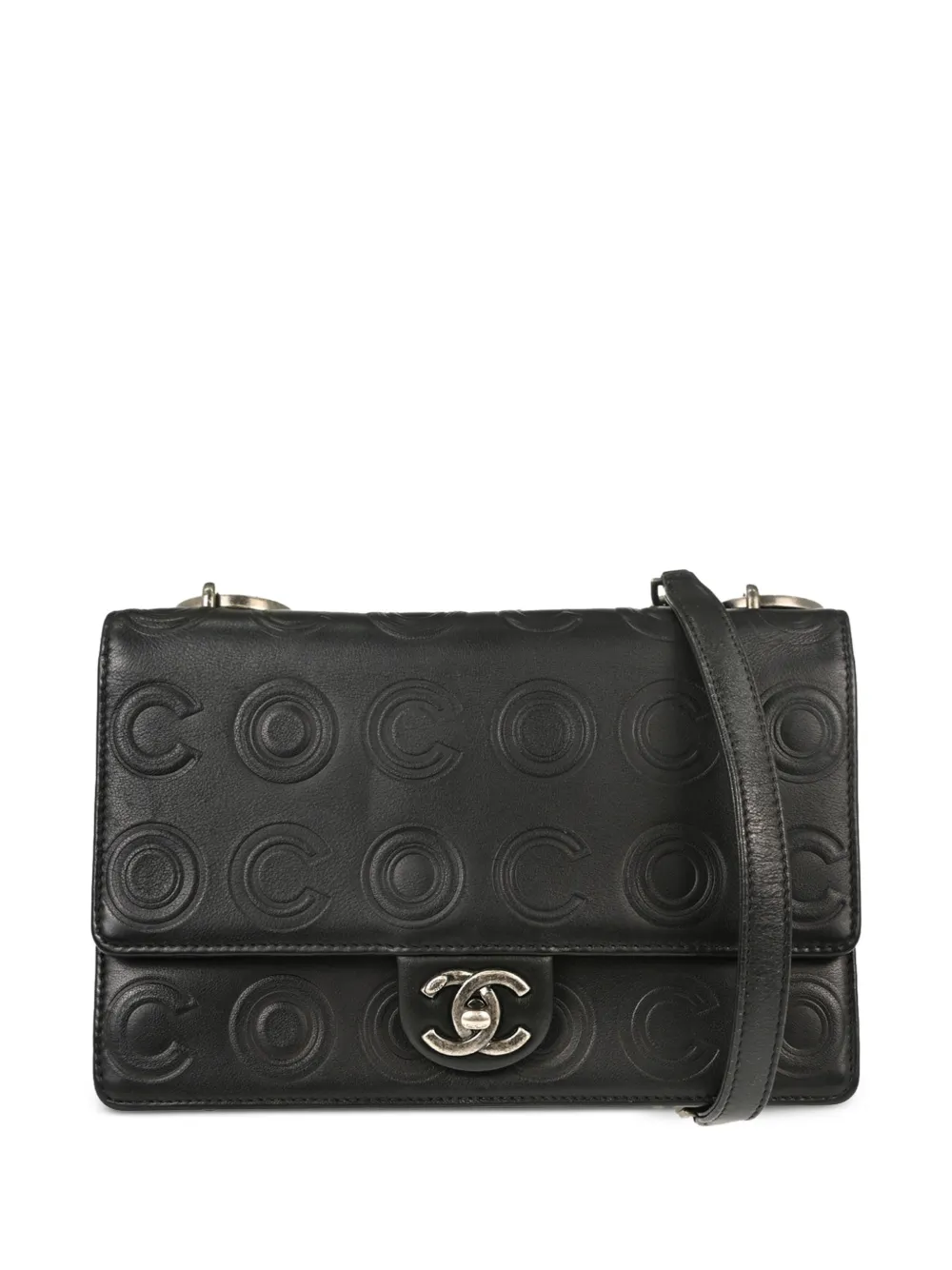CHANEL Pre-Owned 2019 Coco embossed shoulder bag - Schwarz