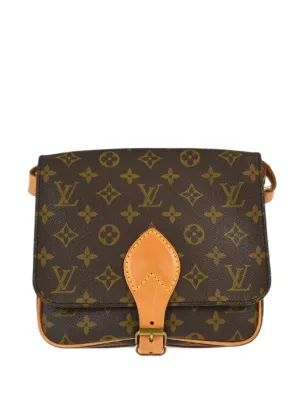 Louis Vuitton Pre-Owned 1989 Cartouchiere PM Shoulder Bag | Brown