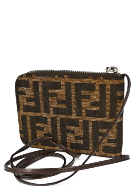 Fendi Pre-Owned Zucca zip-around cross body bag