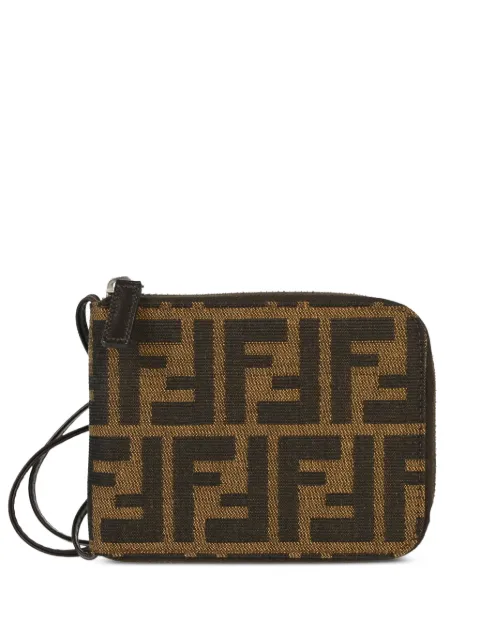 Fendi Pre-Owned Zucca zip-around cross body bag