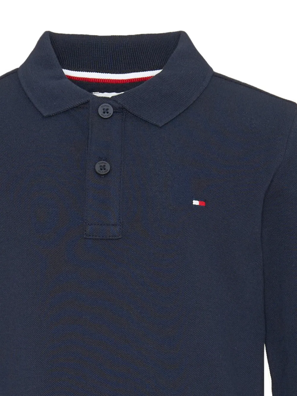 Tommy Hilfiger Junior Poloshirt met geborduurd logo Blauw