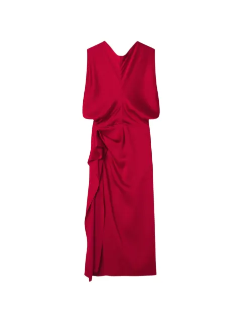 Lanvin ruffled draped maxi dress