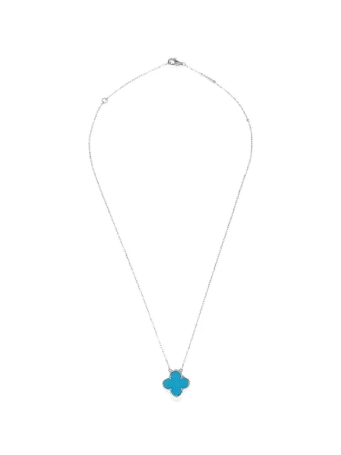 Van Cleef & Arpels Vintage Vintage Alhambra turquoise pendant necklace