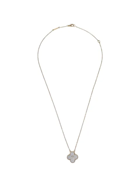 Van Cleef & Arpels Vintage  Alhambra pearl pendant necklace