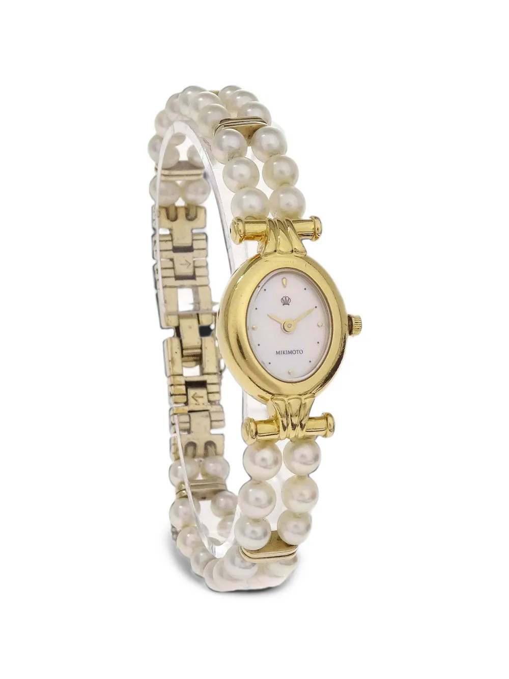 Mikimoto Pearl JAL 15mm watch - Bianco