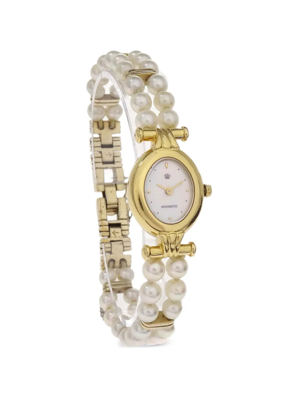 Mikimoto Pearl JAL 15mm watch - Weiß