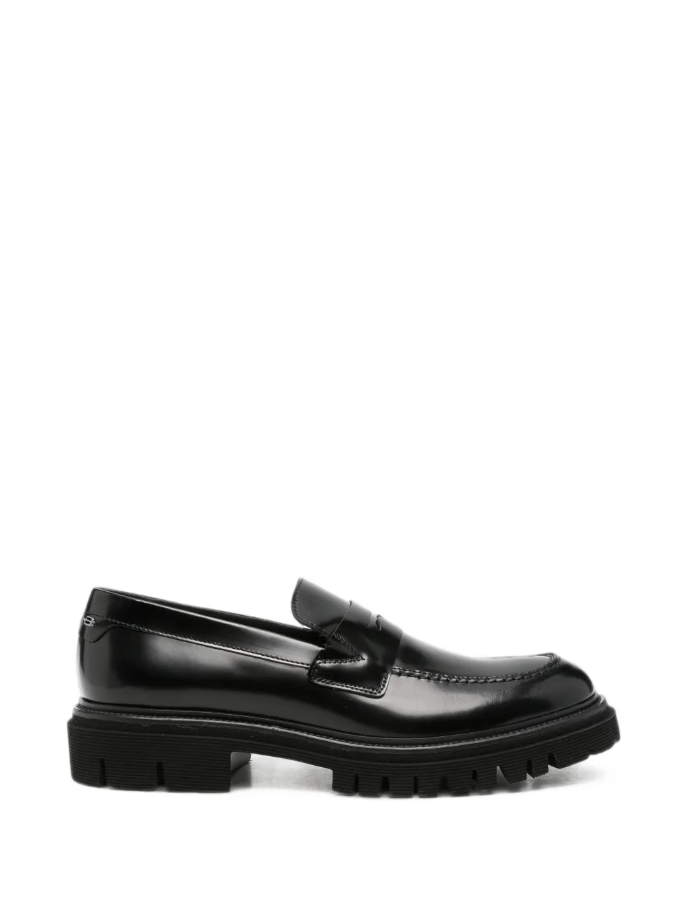 Baldinini patent-leather chunky-sole loafers - Nero