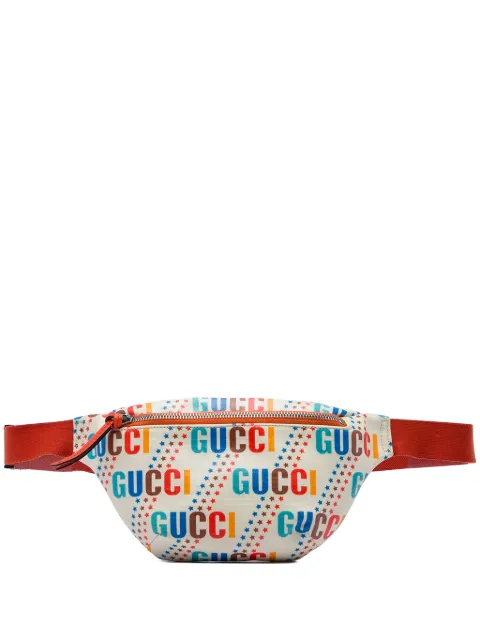 Gucci Pre-Owned riñonera Kids de lona revestida con logo 2016-2026