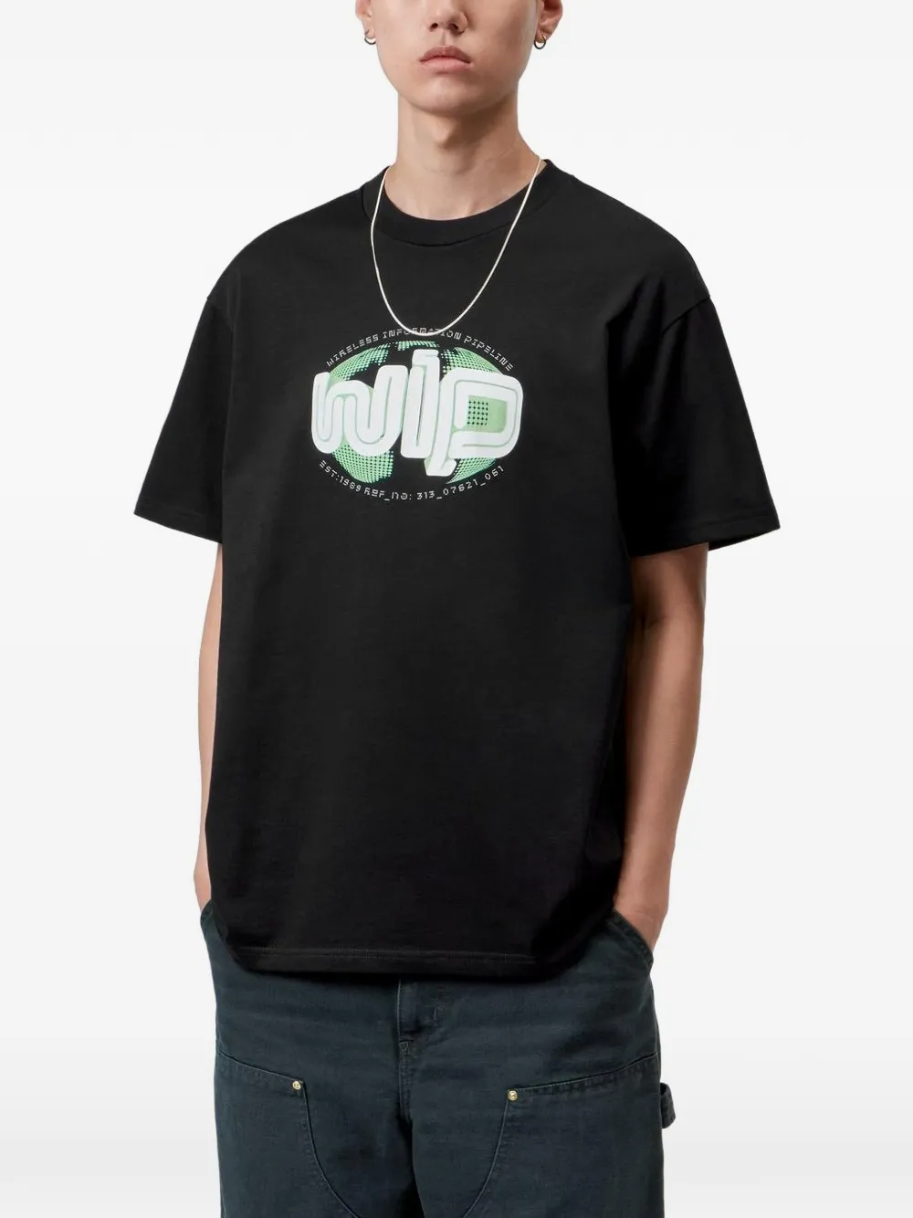 Carhartt WIP Wireless T-shirt Zwart