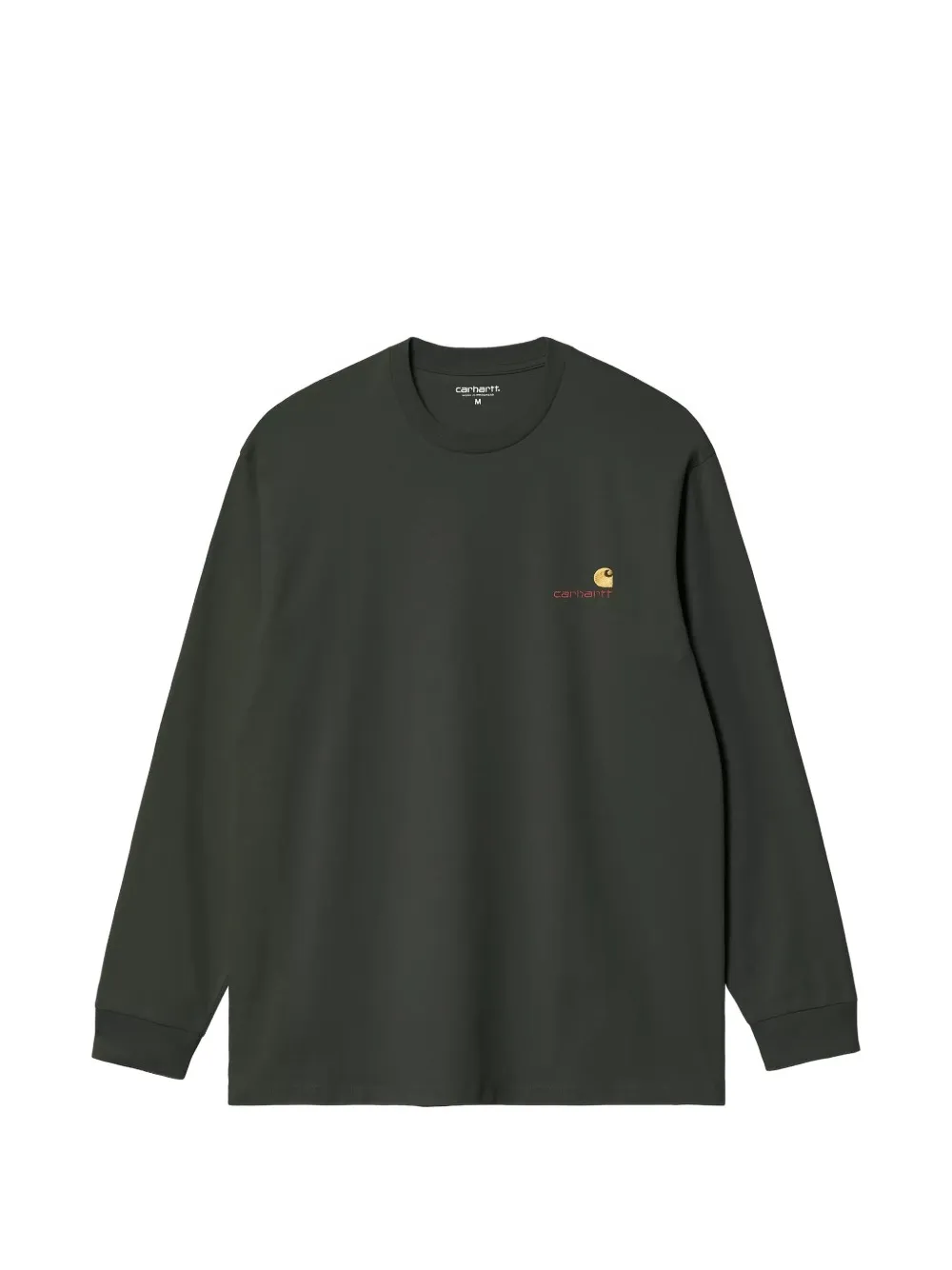 Carhartt WIP American Script T-shirt Groen