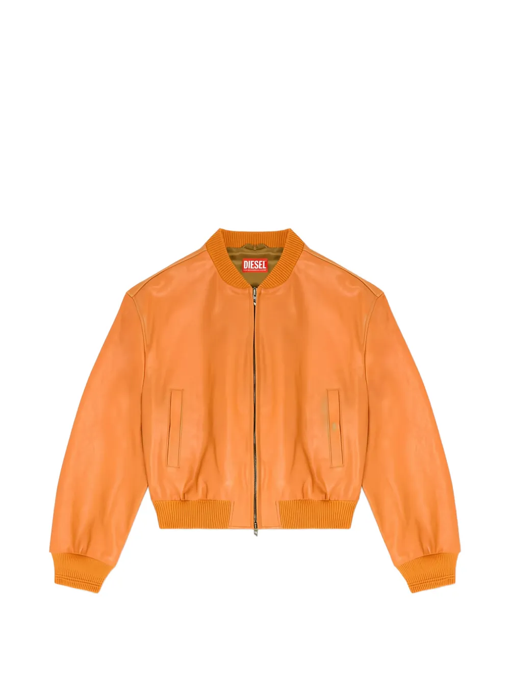 Diesel long-sleeve bomber jacket - Orange