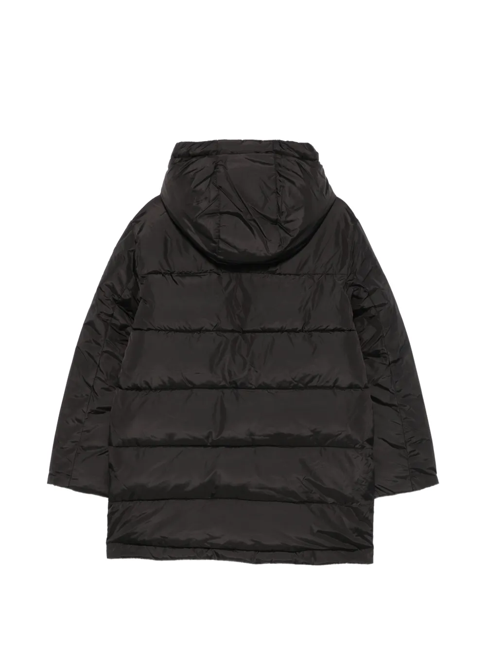 LALALU hooded padded jacket Zwart