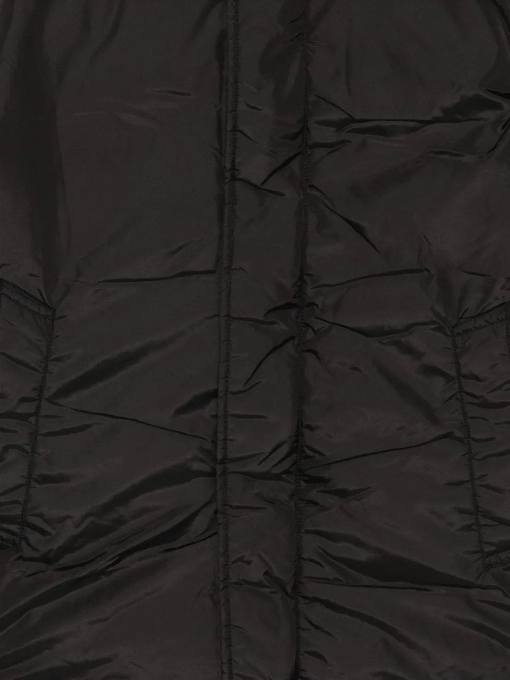 LALALU hooded padded jacket Zwart