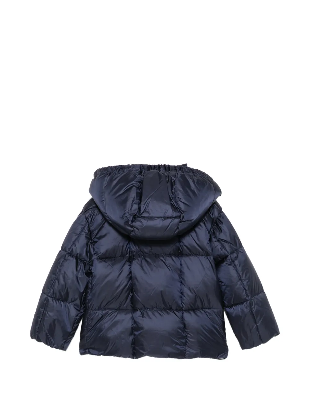 LALALU quilted hooded jacket Blauw