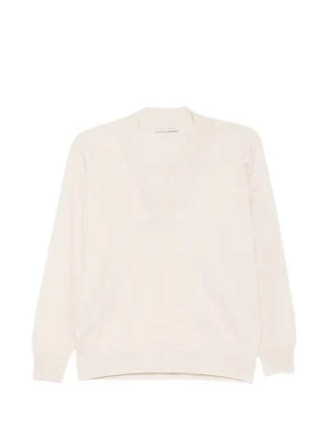 Le Tricot Perugia ribbed V-neck sweater