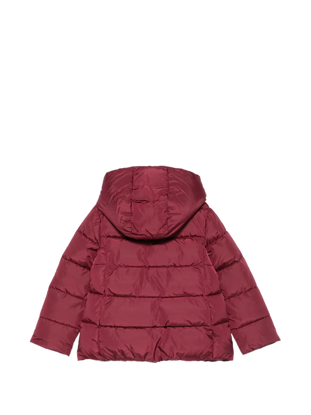 LALALU quilted hooded coat Rood