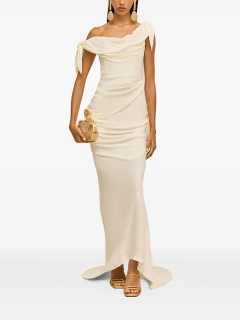 Cult Gaia Off-shoulder maxi-jurk