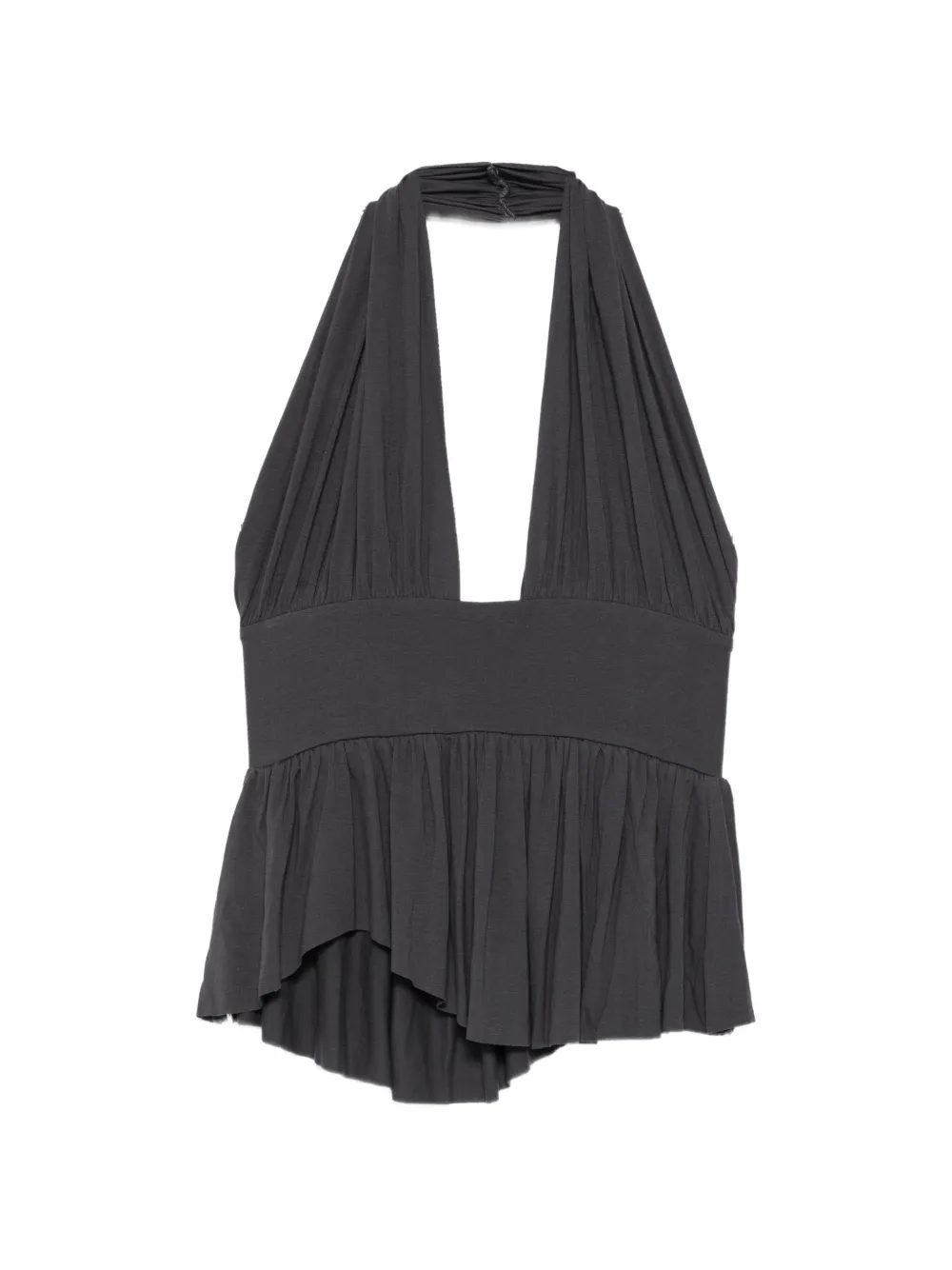 Gimaguas Dera halterneck peplum top - Gris Gimaguas Dera halterneck peplum top - Gris