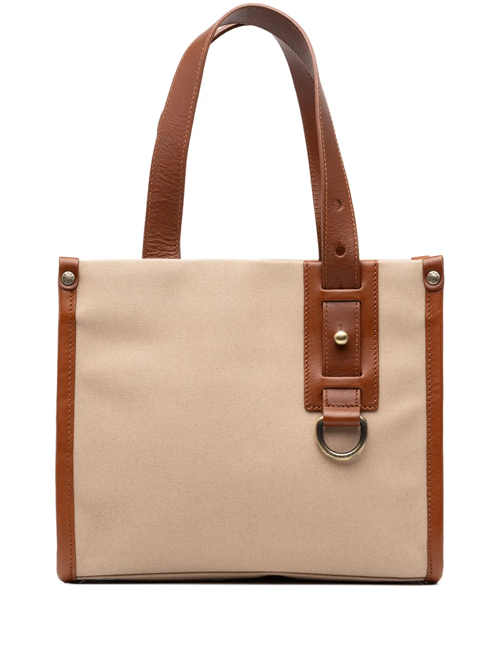 Burberry Pre-Owned sac à main en toile (2000-2017) - Tons neutres Burberry Pre-Owned sac à main en toile (2000-2017) - Tons neutres