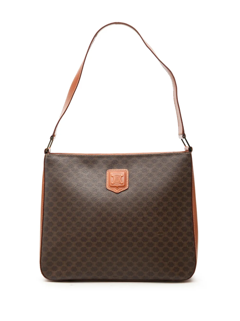 Celine Pre-Owned 1998 Macadam Coated Canvas shoulder bag - Brown