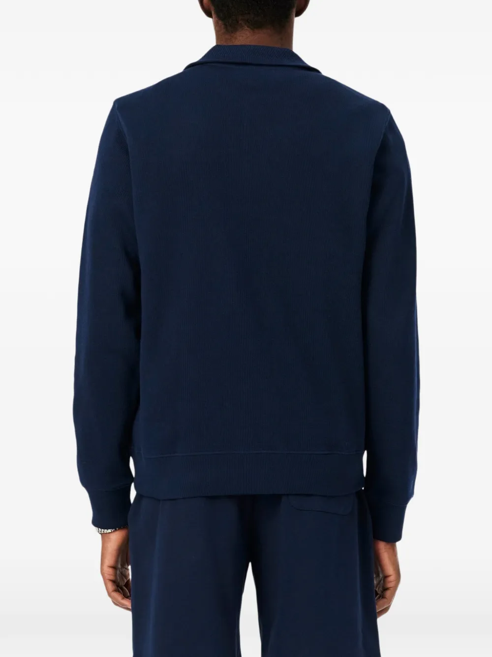 Lacoste Sweater met rits Blauw