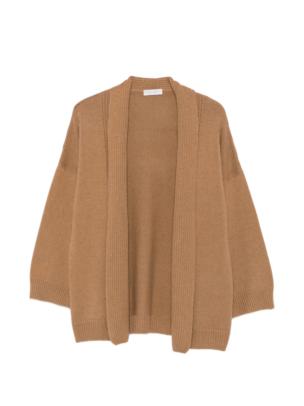 Le Tricot Perugia Offener Cardigan - Braun