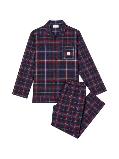 Lacoste check-print pyjamas