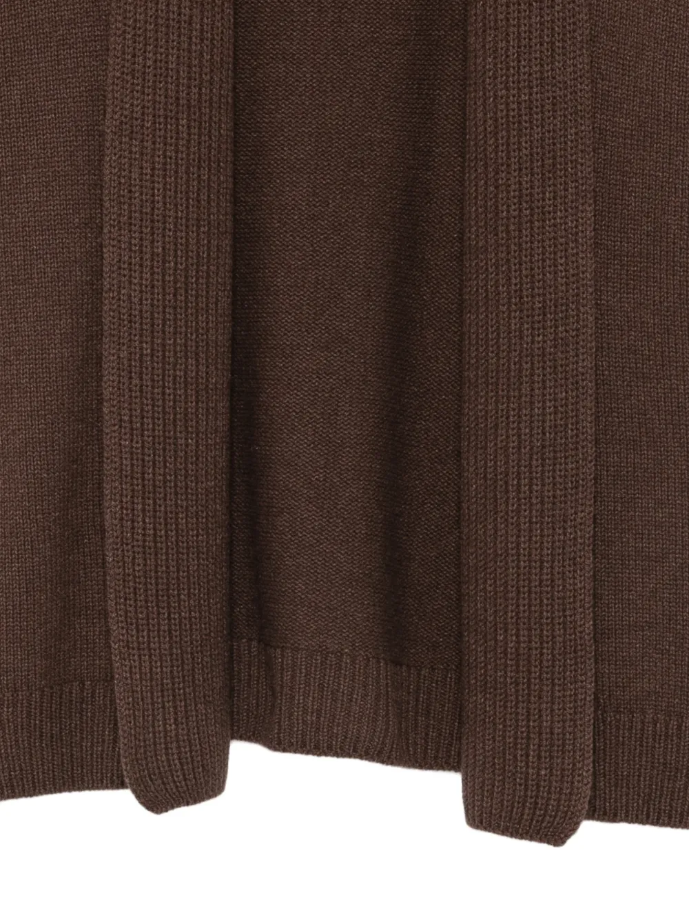 Le Tricot Perugia open-front cardigan Bruin