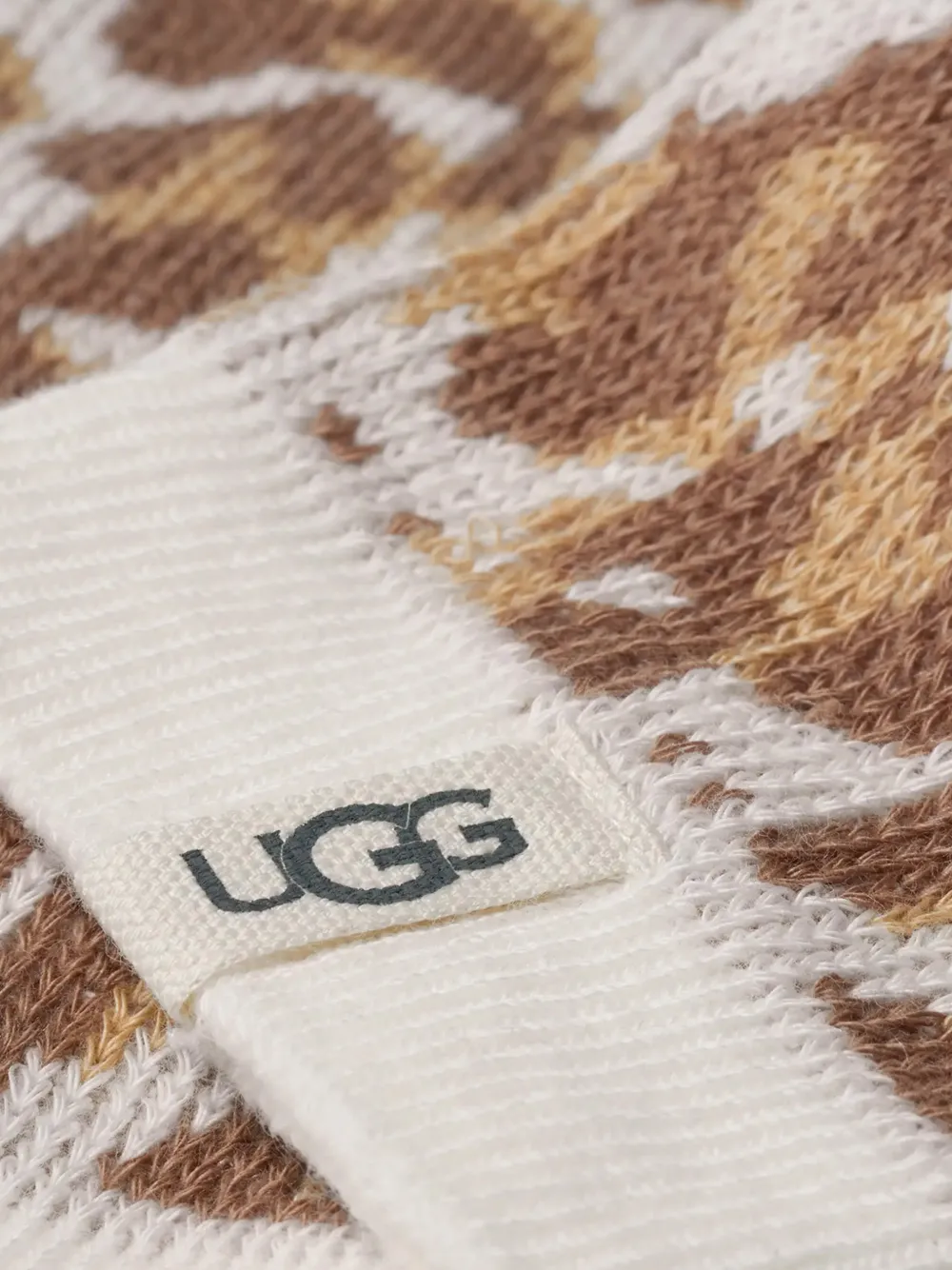 UGG leopard-print socks Beige