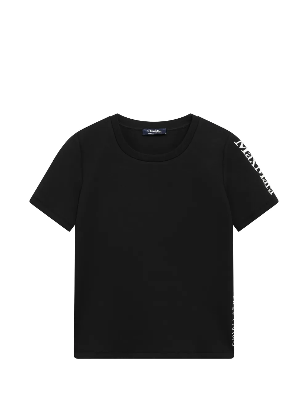'S Max Mara logo-print short-sleeved T-shirt - Nero