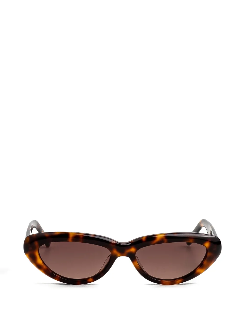 Kaleos Cool tortoise-shell cat-eye sunglasses - Braun