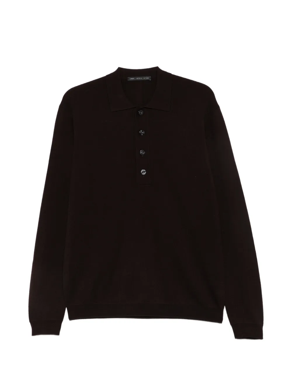 Low Brand wool polo shirt - Marrone