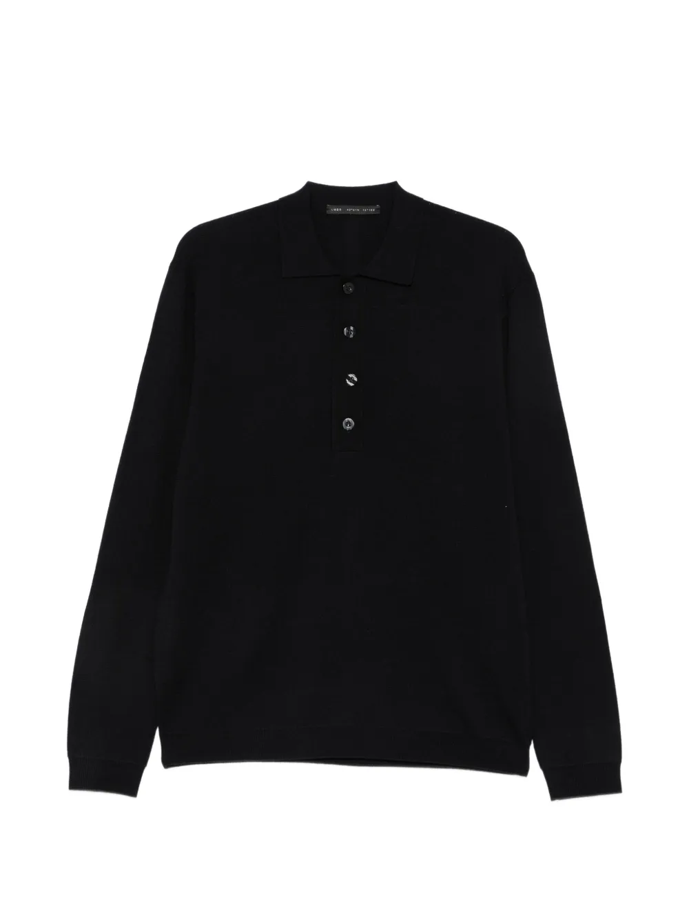 Low Brand long-sleeve polo shirt - Nero