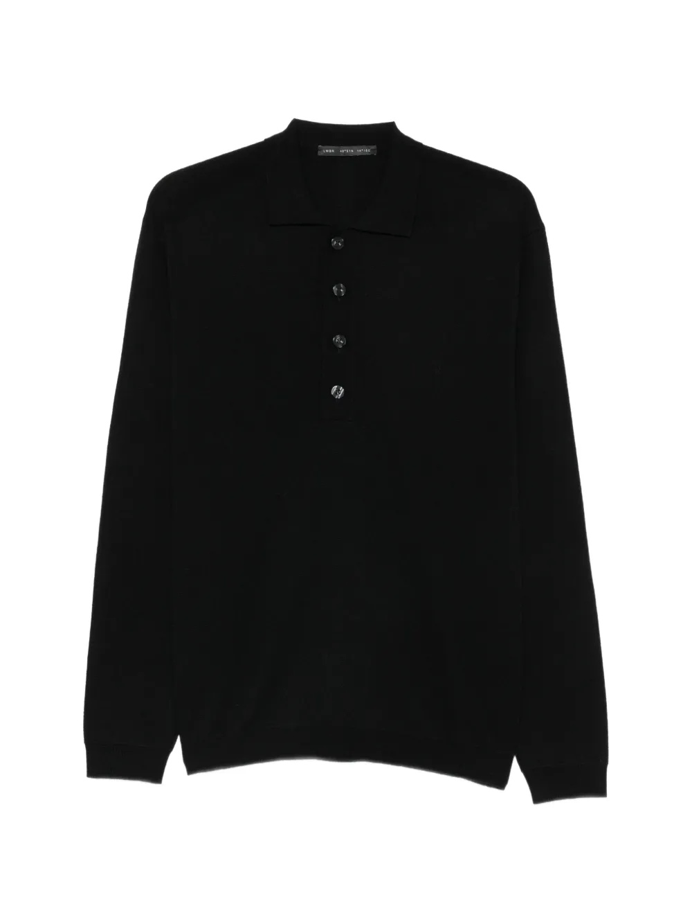 Low Brand long-sleeve polo shirt - Nero
