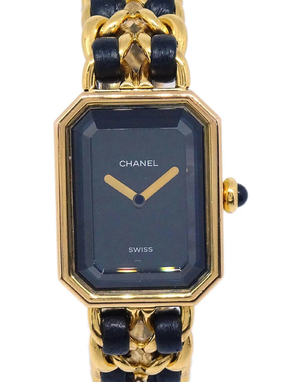 CHANEL Pre-Owned small Première chain strap watch - Nero