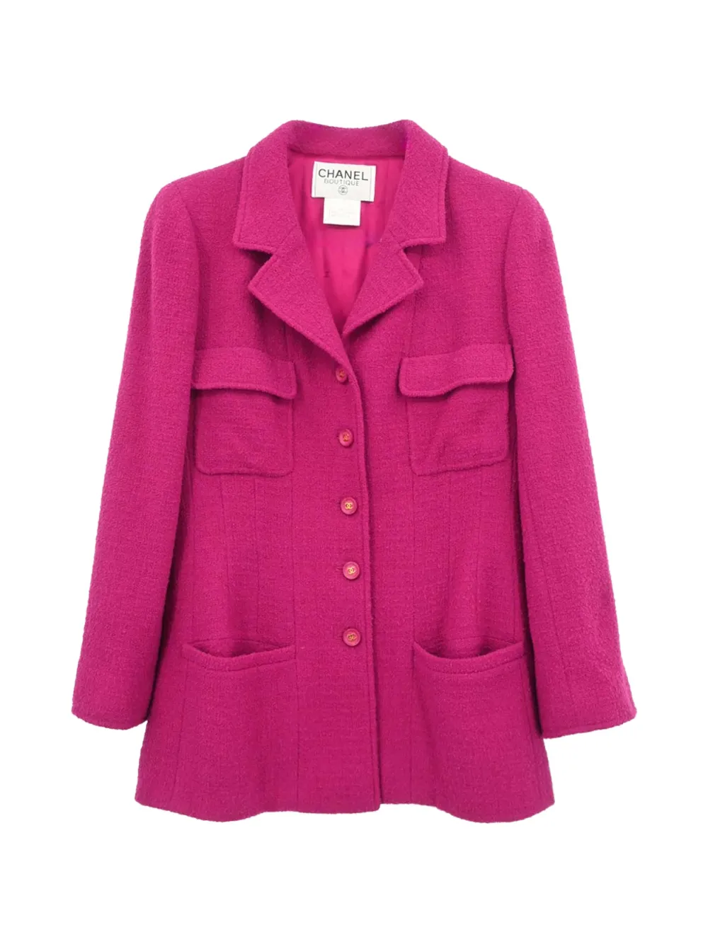 CHANEL Pre-Owned 1995 single-breasted jacket - Rosa
