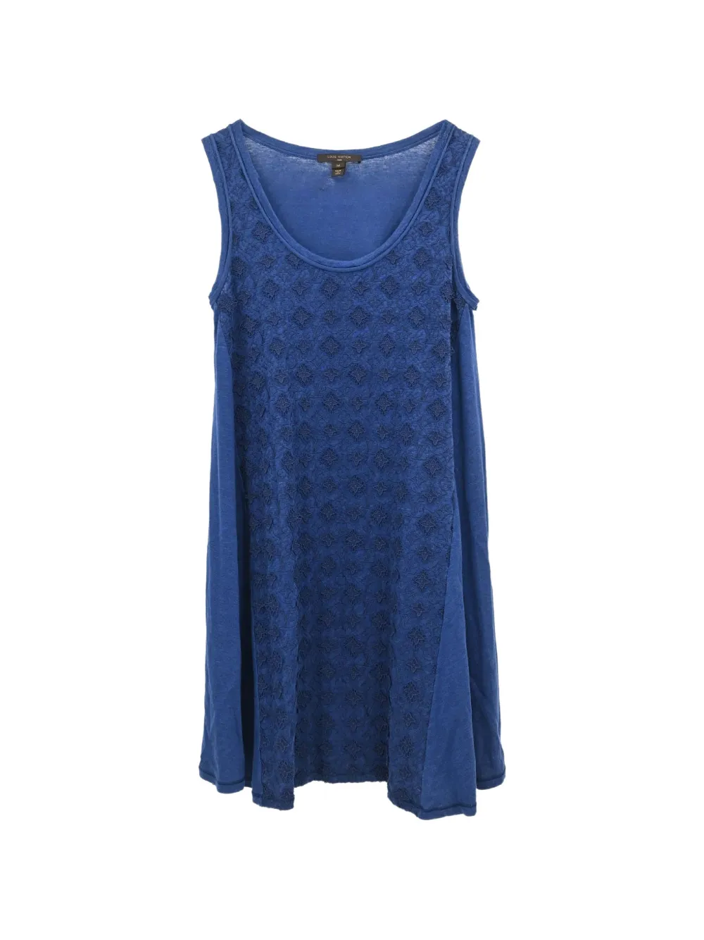 Louis Vuitton Pre-Owned Monogram sleeveless dress - Bleu Louis Vuitton Pre-Owned Monogram sleeveless dress - Bleu