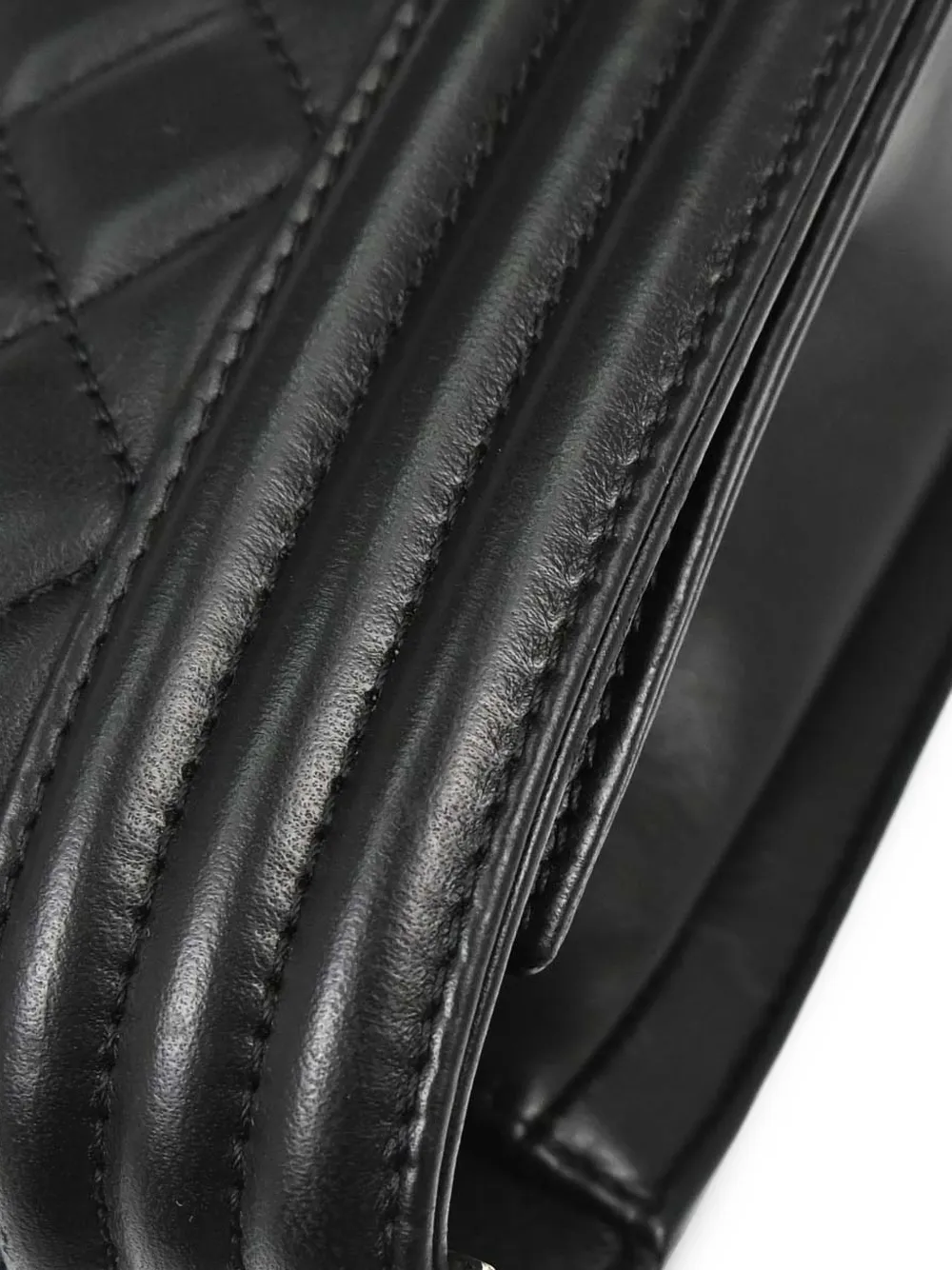CHANEL Pre-Owned 2017 medium Boy Chanel gewatteerde schoudertas Zwart