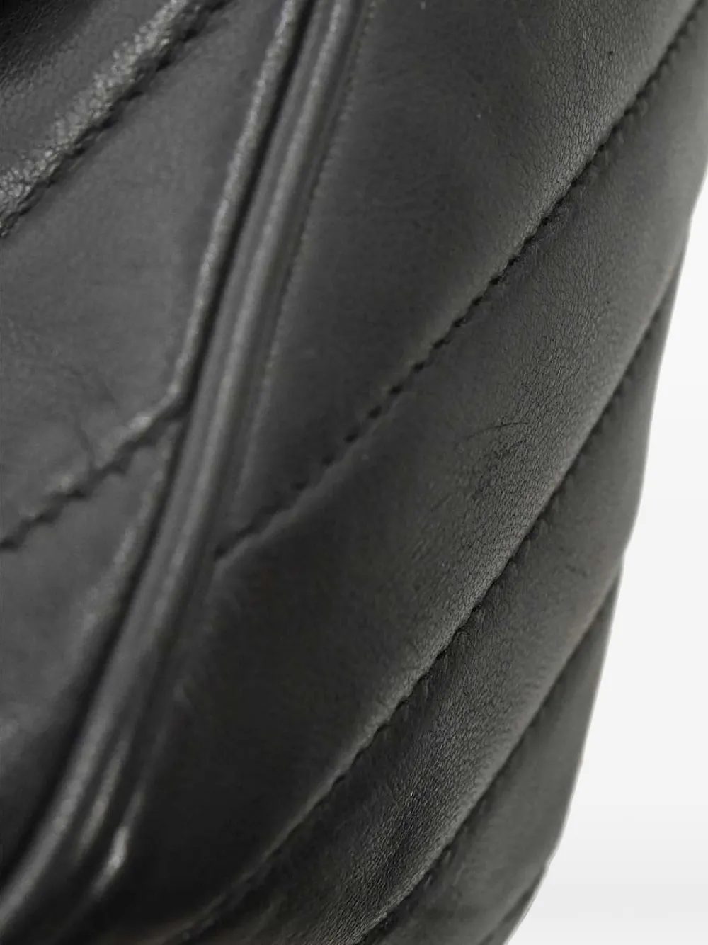 CHANEL Pre-Owned 1991-1994 Mini chevron-quilted Camera bag - Nero