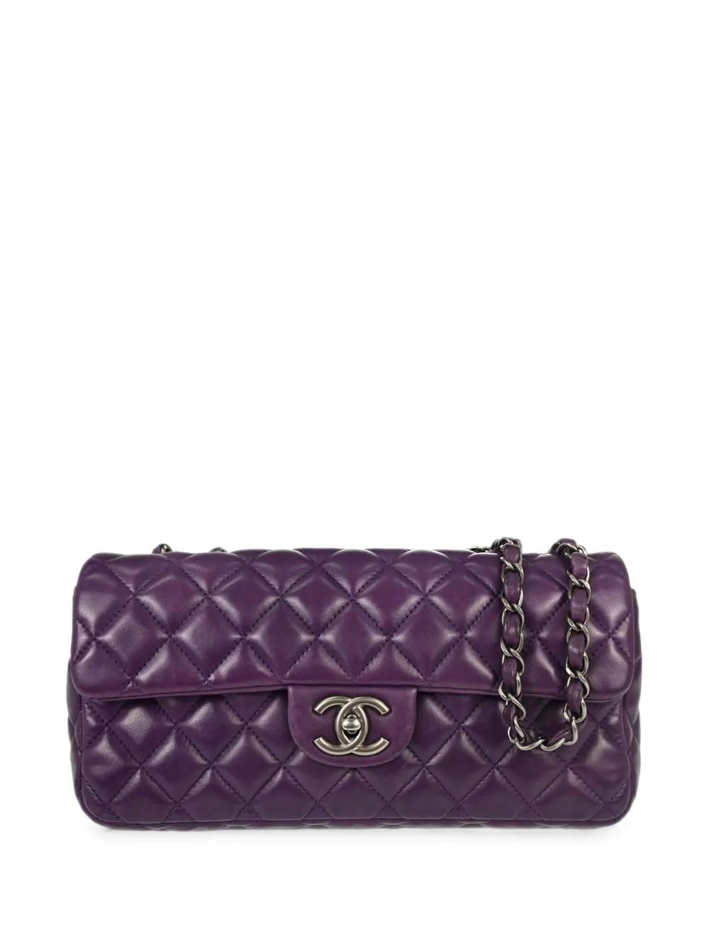 CHANEL Pre-Owned 2008-2009 East West shoulder bag - Viola